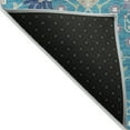 thumbnail image 3 of Addison Rugs Chantille Indoor/Outdoor Modern Abstract Teal Washable Rectangle Rug, 3' x 5', 3 of 6