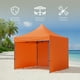 thumbnail image 3 of Ilios Innova | Toldo Plegable Naranja 3x3 con Paredes Laterales, Impermeable y Resistente al Calor, Velcro de Ajuste, Ideal para Exterior., 3 of 9