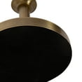 thumbnail image 6 of Kate and Laurel Engles Traditional Adjustable-Height Pedestal Drink Table, 10 x 10 x 30, Antique Brass, Vintage Round Indoor Metal Plant Stand with Embossed Sunburst Pattern, 6 of 8