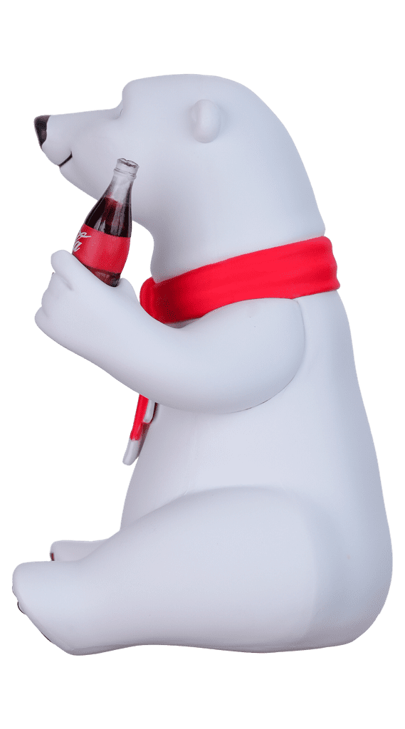 12 cm (4 inch) Minix Collectible Figurine Coca Cola - Polar Bear