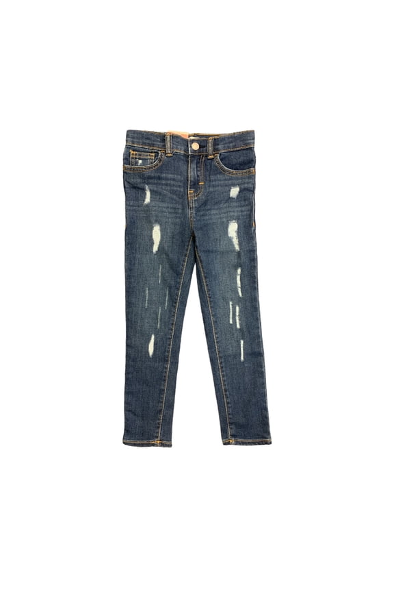 Levi Strauss Youth Girl's High Rise Super Skinny Stretch Adjustable Waist Jeans (DC1, 4/5)