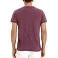 thumbnail image 4 of PPYOUNG Mens Fashion Casual Front Placket Basic Short Sleeve Henley T-Shirts XL, 4 of 5