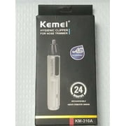 Kemei KM-310A Rechargeable Hygienic Nose/Ear Hair Trimmer