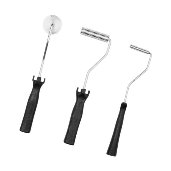 3pcs Rollers de laminación de fibra de vidrio Terramientas de herramientas de herramienta de herramienta de mano Rollador de burbujas de herramientas