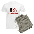 thumbnail image 6 of CafePress - I PASS GAS Bicyclist Men's Light Pajamas - Men's Light Loose Fit Cotton Pajama Set, 6 of 7