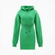 thumbnail image 1 of MEXZT-Mini vestido de punto con capucha para mujer, ropa de calle, suéter, una línea, Vestidos coreanos, cintura alta, Delgado, Casual, invierno, sólido, nuevo, 1 of 5