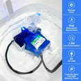 thumbnail image 3 of Cat Water Fountain Pump, Pet Fountain Replacement Pump Motor for Round, Cubic, Flower Cap, Ceramic, Stainless Steel Cat Water Dispenser (USB Plug+LED Light), 3 of 8
