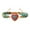 Green, variant on I Love You Forever Jasper Heart Bracelet