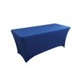 thumbnail image 1 of Feltree 4FT Table Cloth for Rectangular Fitted Events Stretch Champagne Table Covers Washable Table Cover Spandex Tablecloth Table Protector for Party Wedding Cocktail, 1 of 8
