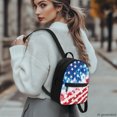 thumbnail image 3 of HELLHERO USA Flag Star Fireworks Small Backpack with Lightweight Zipper Closure Mini Backpack for Dating, Polyester Travel Handbags for Daily, 3 of 8