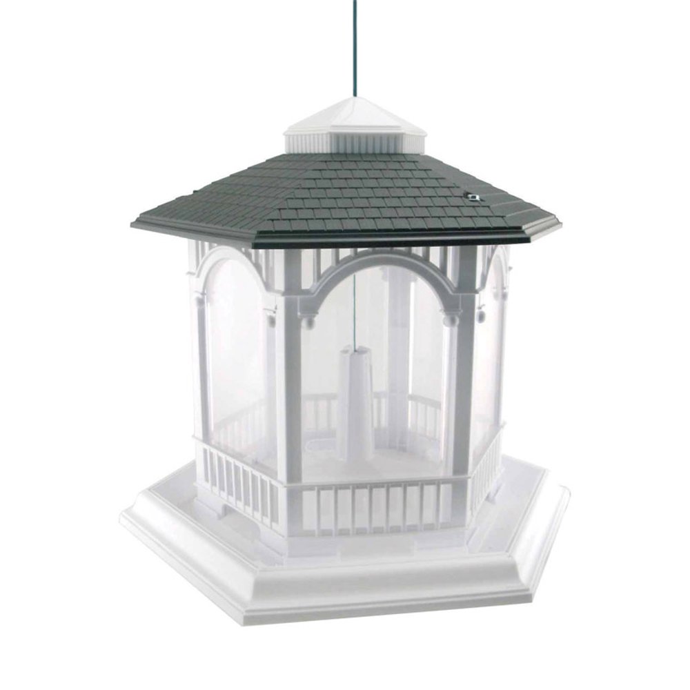 Audubon Wild Bird 10 lb. Plastic Deluxe Gazebo Bird Feeder 6 ports