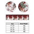 thumbnail image 6 of Xipuska Red Plaid Christmas Bed Runners for Queen Size Bed, Decorative Bed Throws for Foot of Bed, Snowman Snowflake Xmas Tree Ball Elk Bed Runner Sofa Throw Bedding Scarf Slipcover for Bedroom, 6 of 6