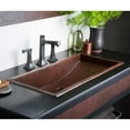 thumbnail image 2 of Native Trails Cps00 Trough 30" Rectangular Copper Drop In Or Undermount Bathroom Sink -, 2 of 3