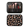 thumbnail image 3 of 3-Piece Travel Toiletry Set with Hanging Bag Cosmetic Pouch & Brush Roll for Travel Gym Camping Small Eyeballs Pattern, 3 of 9
