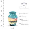 thumbnail image 2 of Sunrise Over Serene Mountainscape Burial Urn Human Ashes - Cremation Urns For Burial - Cremation Keepsake Urns For Ashes - Keepsake Urns (Size-3inch,4Pcs), 2 of 5