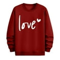 thumbnail image 6 of PNTUTB Valentine's Day Men's Fashion Print Classic Crew Neck Long Sleeve Casual Loose Pullover Comfort Sweatshirts, 6 of 6