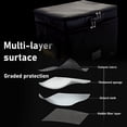thumbnail image 5 of Fireproof Document Organizer with Lock, 2 Layer File Box Organizer, Portable Office/Home Collapsible File Storage with Reflective Strip for Hanging Letter/Legal Size Folder/Certificate, 5 of 5