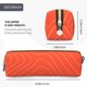 thumbnail image 3 of Fotbe Salmon Fish Meat Estuche para Lápices de Cuero con Estampado, Estuche con Cremallera Resistente, Organizador Compacto y Elegante para Papelería, 3 of 7