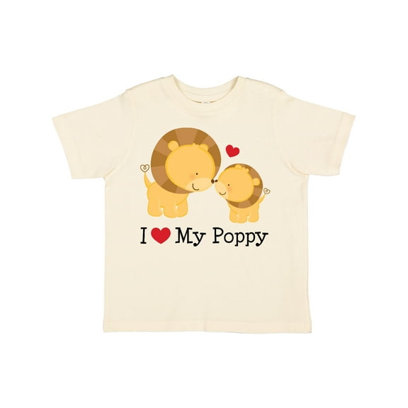 Inktastic I Love My Poppy Grandpa Boys or Girls Toddler T-Shirt