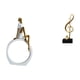 thumbnail image 1 of Estatua de niña,Estatuas de mujeres y niñas,figuritas decorativas elegantes,Escultura de arte abstracto,regalo creativo y moderno para el hogar.,Figura de escritorio,Escultura de nota musical, 1 of 8