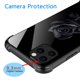 thumbnail image 2 of Djsok Compatible Con Iphone 11 Pro Funda Diseño Patrón Parachoques Trasero Anti Arañazos Esquinas Reforzadas Suave Tpu Caver Fundas Para Hombres Mujeres-Negro Rosa, 2 of 5