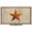 Gold, Ochre, Grey, Brown, variant on TV Cover Indoor, Western Star Vintage Stretch TV Dust Cover Television Screen Protector, Country Brown Stars Wheat Ear Border Elastic Polyester Display Covers, Monitor Slipcover for LED TVs 24 Inch