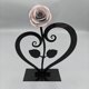 thumbnail image 2 of Rosa De Metal Con Soporte En Forma De Corazón Un San Valentín Único Para Él O Ella Recuerdo Duradero Decoración Para El Hogar Sorpresa Perfecta Para Un Aniversario, 2 of 4