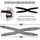 thumbnail image 2 of 2 Pack Patella Knee Strap, Knee Pain Relief With 3d Silicone Adjustable Knee Band, Knee Brace Stabilizer For Men & Women For Running,hiking,weightlift, 2 of 3