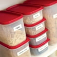 thumbnail image 4 of Rubbermaid Modular Pantry Canister Set, 8pcs, Clear, 4 of 4