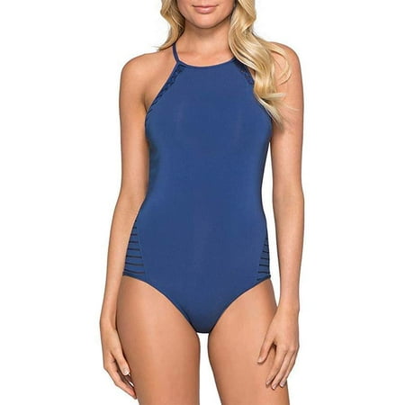 Jets by Jessika Allen Women's Parallels High Neck One-Piece Ibiza US 6