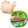 thumbnail image 7 of Mini Resin Dinosaur Figurine Set, Cute Colorful Decor for Desk, Dollhouse & Micro Landscapes, 7 of 7