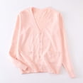 thumbnail image 6 of TARIENDY Girls Cardigan Sweaters Years 5-17,Cotton Long Sleeve School Uniform Sweater,Button Down V Neck Cardigans,Spring Fall Casual Outerwear Watermelon Red 7 Years, 6 of 7