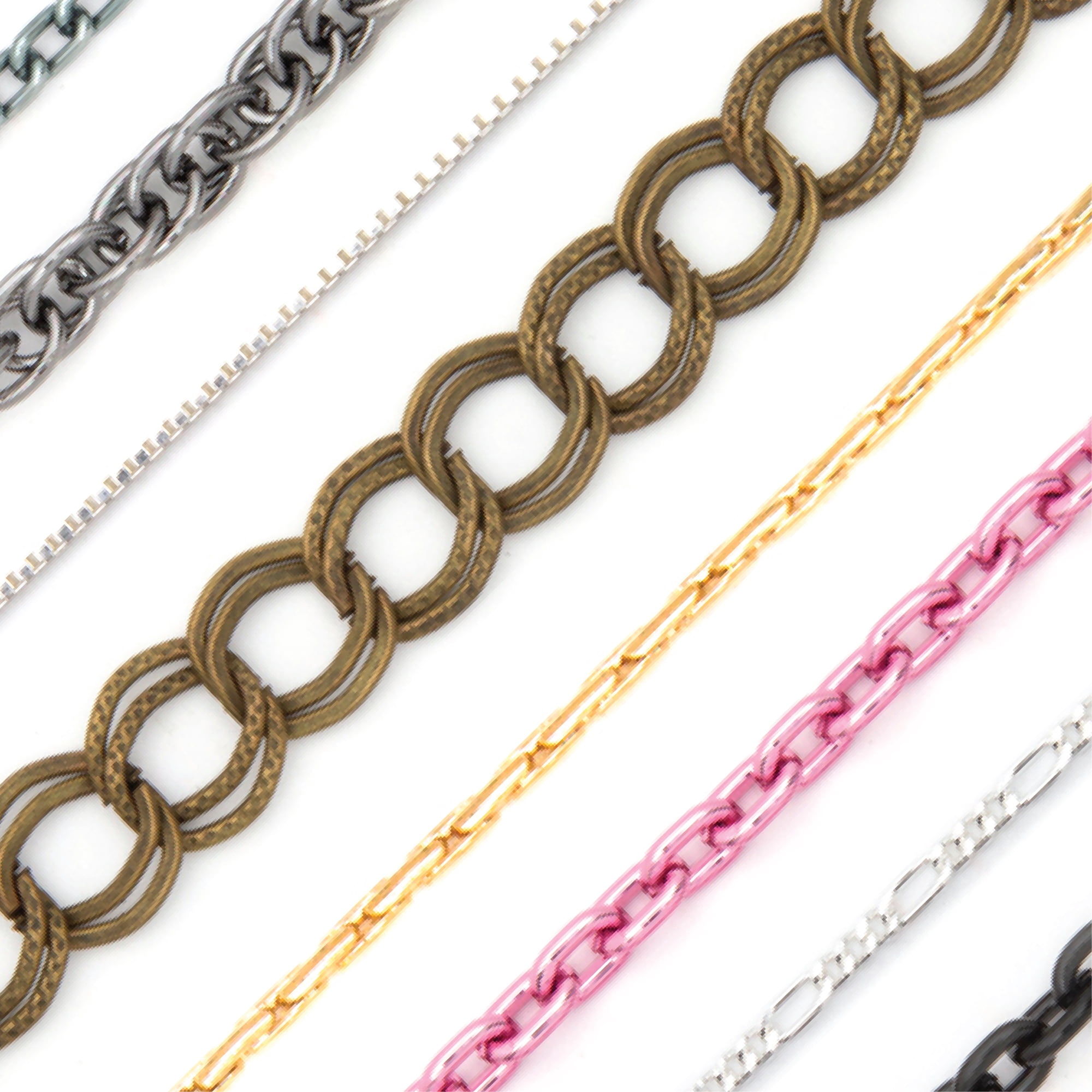 DIY 90" Small Black Chain, 1 Each