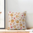 thumbnail image 3 of Fall Pillow Covers 18x18 Set of 2, Pumpkin and Maple Leaf Decorative Outdoor Throw Pillowcase Linen Autumn Orange Pumpkiin Thanksgiving Cushion Cover for Sofa Couch Living Room Bed Decor, 3 of 6