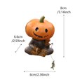 thumbnail image 3 of Zmoon Pumpkin Fishing Scarecrow Resin Outdoor Garden Halloween Ornament, 3 of 9