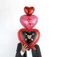 thumbnail image 4 of Globos De Lámina De Corazón De Amor, Kit De Decoración De Globos Rojos Reutilizables Globos De Helio De Aire Para El Día De San Valentín Propuesta De Compromiso De Aniversario De Boda Muyoka Hogar, 4 of 6