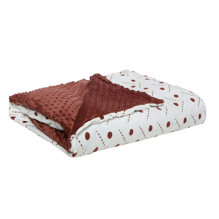Peach Leaf Weighted Blanket 6lb 24 x40 Foldable To 11 x 11 Pillow With 100 Microsoft Silver Dark Holiday Edition With Free Dual Side 60 x 80
