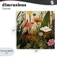 thumbnail image 4 of Stupell Industries Eclectic Botanical Embrace in the Jungle Canvas Art, 17 x 17, by Lazar Studio, 4 of 8