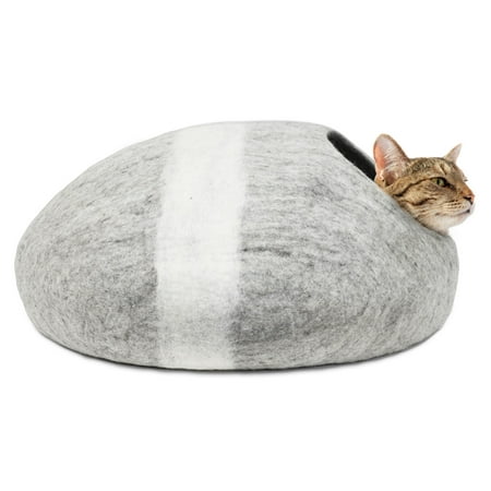 UPC: 0850006400379 | Mau Lifestyle Horizon Cat Cave – Light Gray