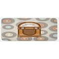 thumbnail image 1 of Jukebox Kitchen Mat, Pick up Music with Vintage Abstract Long Players Backdrop, Plush Decorative Kitchen Mat with Non Slip Backing, 47" X 19", Pale Coffee Brown, by Ambesonne, 1 of 1