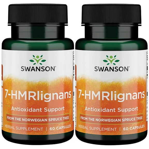 Swanson 7-Hmrligs from Norwegian Spruce Tree 40 Milligrams 60 Capsules (2 Pack)