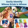 thumbnail image 5 of 12pack Complete Cover Easy Tab Opener,Colorful Drink Can Protector Cap for Soda, ,Soda Protector Can Opener, 5 of 6
