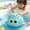 Blue, variant on Pufferfish Induction Spray Ball Bath Toy with LED Lights & Music, Automatic Water Squirting Toy for Kids Toddlers Summer Pool Fun