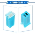 thumbnail image 5 of Unique Bargains 6 Pcs Standard Box Shaped Fuse 20 Amps Universal for Pickup Truck Cars SUV Durable Plastic Metal Blue, 5 of 6