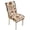 Coffee Cup Bean Chocolate, variant on TSOVTHRID Dog Paw Heart Print Quilted Seat Cushion Covers for Kitchen Stretch Chair Cushion Slipcovers Non-Slip Practical Armless Chair Covers with Detachable Strap, Set of 1