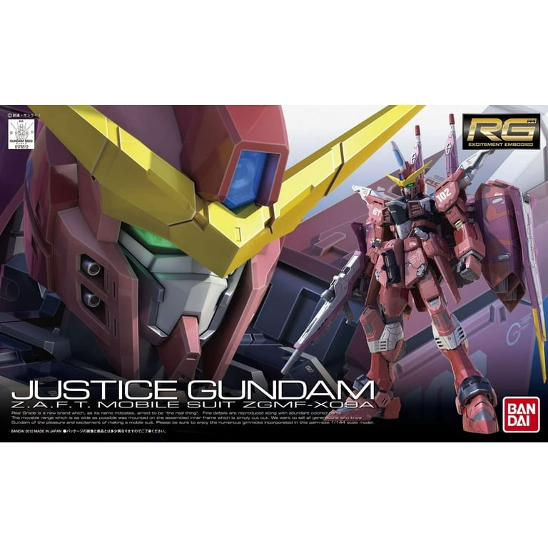 Gundam Seed Justice Gundam Real Grade 1:144 Scale Model Kit