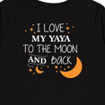thumbnail image 4 of Inktastic I Love My Yaya to the Moon and Back Boys or Girls Long Sleeve Toddler T-Shirt, 4 of 5