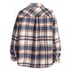 thumbnail image 3 of Camisas Para Hombre Manga Larga De AlgodóN Hombres Casual Color a juego Ligero Solapa Lijado A cuadros Camisa de manga larga Chaqueta Top (Beige, XXL), 3 of 7