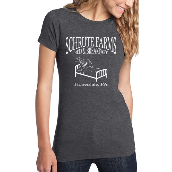 Schrute Farms Bed & Breakfast Beets T-Shirt Honesdale PA Juniors Tee