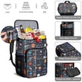thumbnail image 5 of Galaxy Themed Cooler Backpack - Insulated Leakproof 20L Soft Cooler Bag for Outdoor, Camping & Beach, Holds 26 Cans, Starry Night Sky & Cosmic Design, 5 of 6